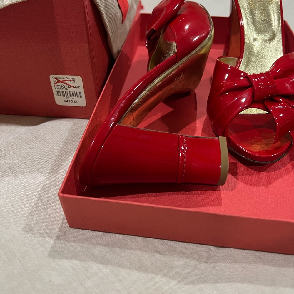 Valentino red Capretto shoes